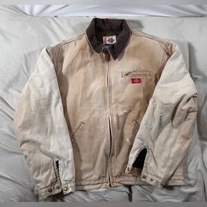 Dickies Detroit Blanket Lined Jacket XLarge Tan Vintage Distressed Y2K 90s